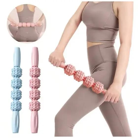 Rolo Bastao Bola Massageador Massagem Relaxante Liberaçao Miofascial