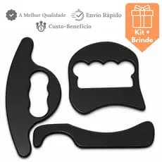 Ferramentas Liberação Miofascial Kit Profissional Soqueira Tartaruga Gancho Massagem Muscular