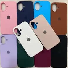 2X1 Apple iPhone 17 - Capa Silicone Aveludada Colorida + Película Ceramica 3D