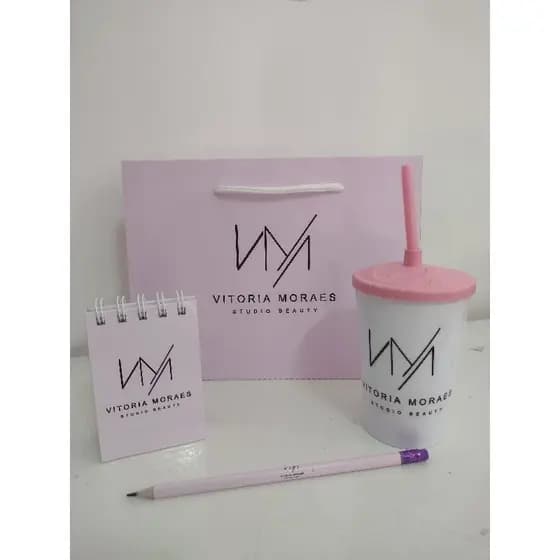 kit boas vindas curso kit curso iniciante sacola personalizada kit curso com copo