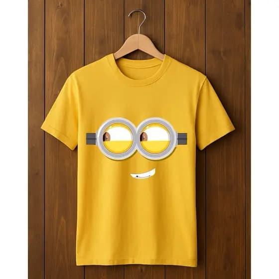 Camiseta Unissex Minions Estampa Divertida Filme Lançamento