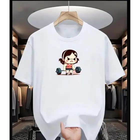 Camiseta Feminina Academia Menina Algodão Moda Basica Verão