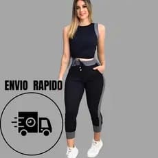 Kit C/  Conjunto canelado Blackout Moda Fitness Elegância&Conforto Combinação Perfeita 2025
