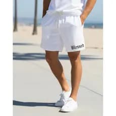 short masculino Blessed Tactel Elastano Treino Praia Verão Top Abençoado Bermuda Para Treino