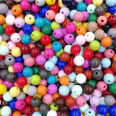 8mm 100 Peças Contas Soltas Multicoloridas Da Moda Acessórios De Joias Faça Você Mesmo Para Fazer Pulseiras