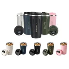 Caneca Copo Térmico 510ml Inox Com Tampa Digital Anti-vazamento
