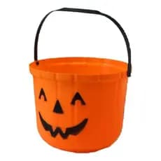 Balde Abóbora Halloween Terror Dia Das Bruxas 15cm Altura Wing