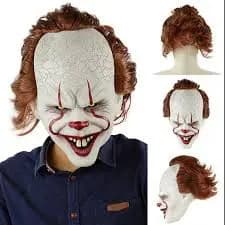 Máscara de Latéx Palhaço It Filme A Coisa Assustador Halloween