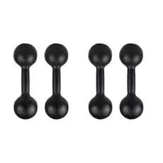 Kit Musculação Em Casa Par Halteres 4 Kg + 5 Kg Pintados