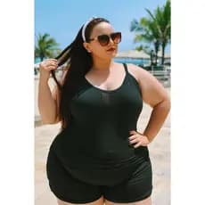 Regata Básica Alça Fina Plus Size – Tamanhos G1 ao G5