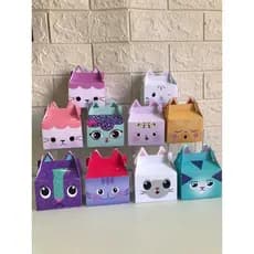 10 Caixas no tema A casa Mágica da Gabby - Pegue e Monte - Lembrancinha infantil - PRONTA ENTREGA