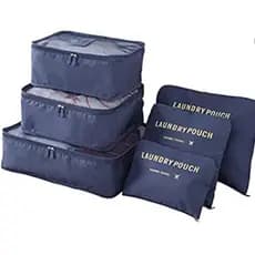 ORGANIZADOR BOLSA MALA DE VIAGEM COM 6 BOLSAS
