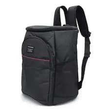 Mochila Térmica Cooler para marmita lancheira almoço passeio 13L - Preta