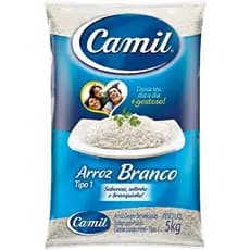 Arroz Branco Tipo 1 Camil Pacote 5kg