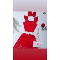 conjunto infantil 2 peças natal e ano novo roupa de criança feminina mini blogueirinha Mini diva modinha tule