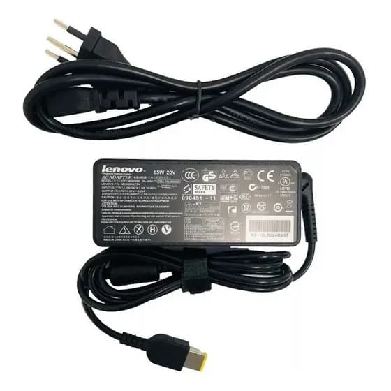Carregador Lenovo 20v 3,25a 65w Pino Quadrado