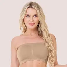 Sutiã Top Faixa Zee Rucci Tomara que Caia Sem Costura e Sem Bojo Para Conforto e Elegância