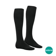 2 Pares De Meia Masculina Funcao Preventiva Compressao Moderada Ativa Circulacao Selene 5-10 mmHg