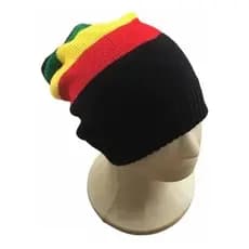 Touca Reggae Gorro De Lã Long Beanie Com As Cores Da Jamaica Jah Marley
