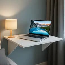 Bancada Mesa Suspensa De Escritório Cozinha Home Office Estudo