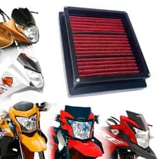 Filtro Ar Esportivo Lavavel Titan Fan125 150 Bros Xre190 Pop *SEM MOLDURA*