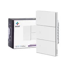 Interruptor Zigbee Inteligente Alexa 1, 2 e 3 Botões Branco Mercúrio Lite Tecla Física Tuya