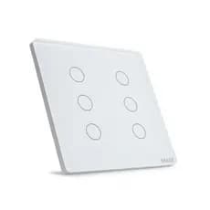 Ekaza Interruptor Inteligente WiFi Zigbee 4x4 vidro 2.5d 6 botão Touch Alexa Google home