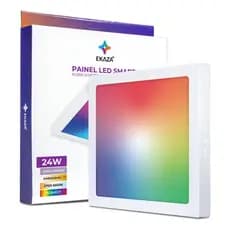 Luminária Painel Plafon Inteligente Wifi 24w RGB Ekaza