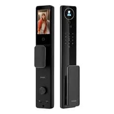 Fechadura Digital Inteligente Metálica Wifi Ekaza Vega Com Facial Senha Cartão App E Chave Preto