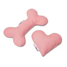 Kit Brinquedo para Cachorro e Gato Kit Brinquedo Pet Almofadinha 2 peças Rose