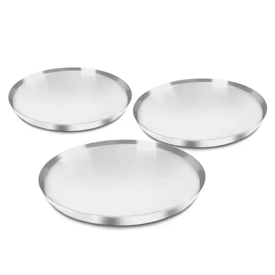 Kit 3 Formas Pizzas - 30, 35 e 40cm