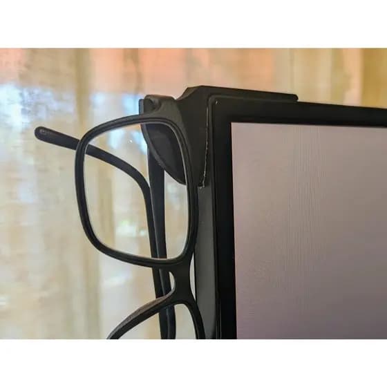 Suporte Prático para Óculos no Monitor - Suporte de Óculos para Tela de Computador