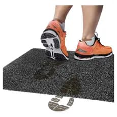 Tapete Mágico Capacho Sala Entrada Quarto 50cmx80cm Alta Absorção De Água Piso Antiderrapante