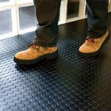Tapete Piso De Borracha Moeda Anti Derrapante 1,00 M X 1,30M Banheiro Emborrachado Antiderrapante