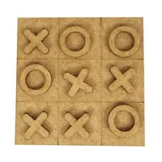 Kit com 5 Jogos da velha modelo um, tabuleiro presente lembrancinha brinquedo - MDF