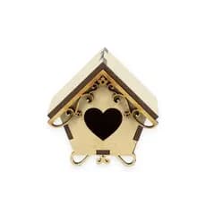 Miniatura Casinha de passarinho 7cm - MDF
