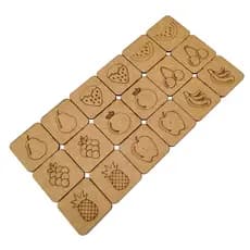 Jogo da Memória Temas variados Jogos Tabuleiro Mdf
