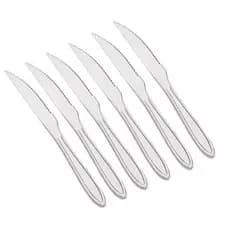 Talheres Inox 6 unidades (Garfo/Faca/Colher)