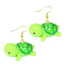Brinco Diferenciado Tartaruga Turtle Acessório Fofo Kawaii