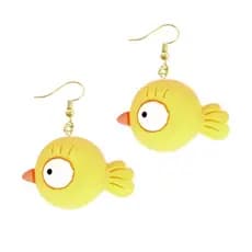 Brinco Diferenciado Peixe Fish Peixinho Acessório Fofo Kawaii