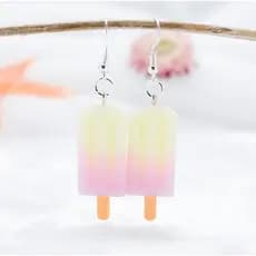 Brinco Diferenciado Picolé Sorvete Verão Acessório Fofo Kawaii