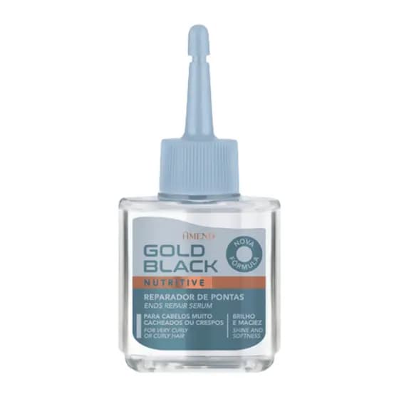 Óleo Finalizador Reparador De Pontas Amend Gold Black 30ml - Hidratação Intensa