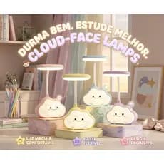 luminária led / infantil abajur de mesa recarregavel