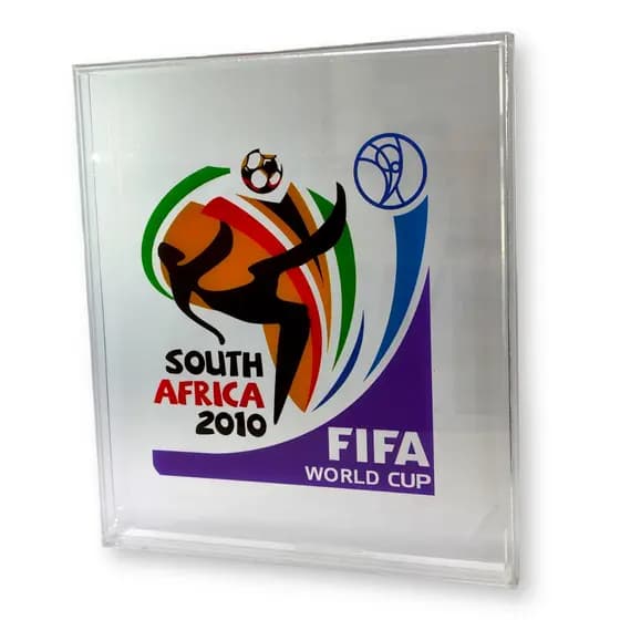 Caixa De Acrílico Porta Álbum Da Copa 2010 South Africa