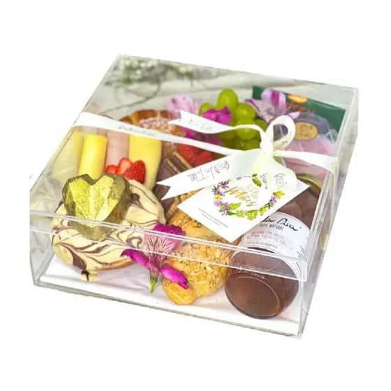 Kit 20 Caixas Organizadora Giftbox Transparente Para Presente Chocolates Doces
