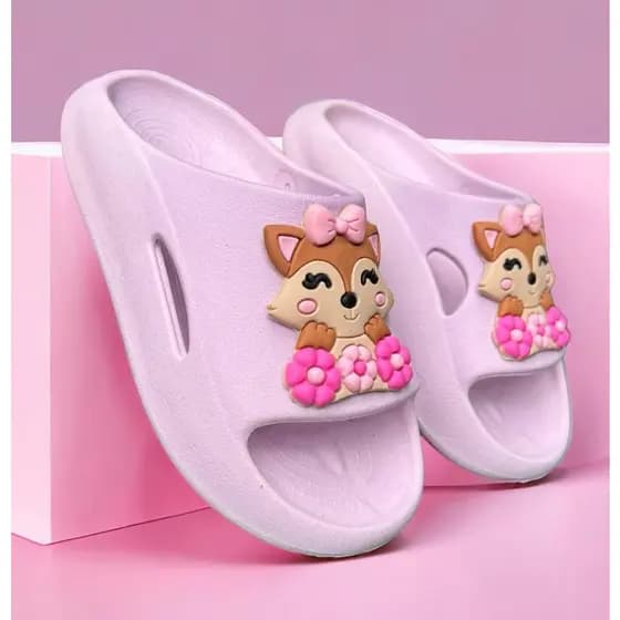 Chinelo Infantil Menina Nuvem Feminino Macio Leve Lançamento Solami