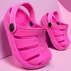 Papete Infantil Menino Menina Babuche Sandália Leve Confortável Macia Verão Tira Traseira Ajustável