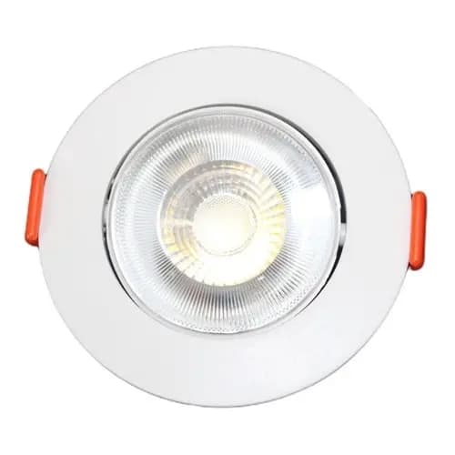 Spot Led Redondo 5w Direcionável 2700k Bivolt