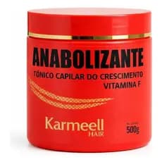 Tônico Capilar Anabolizante Karmeell 500g Crescimento Força