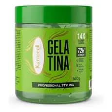 Gelatina Capilar Karmeell Hair Alta Fixação 550g Cachos 72h